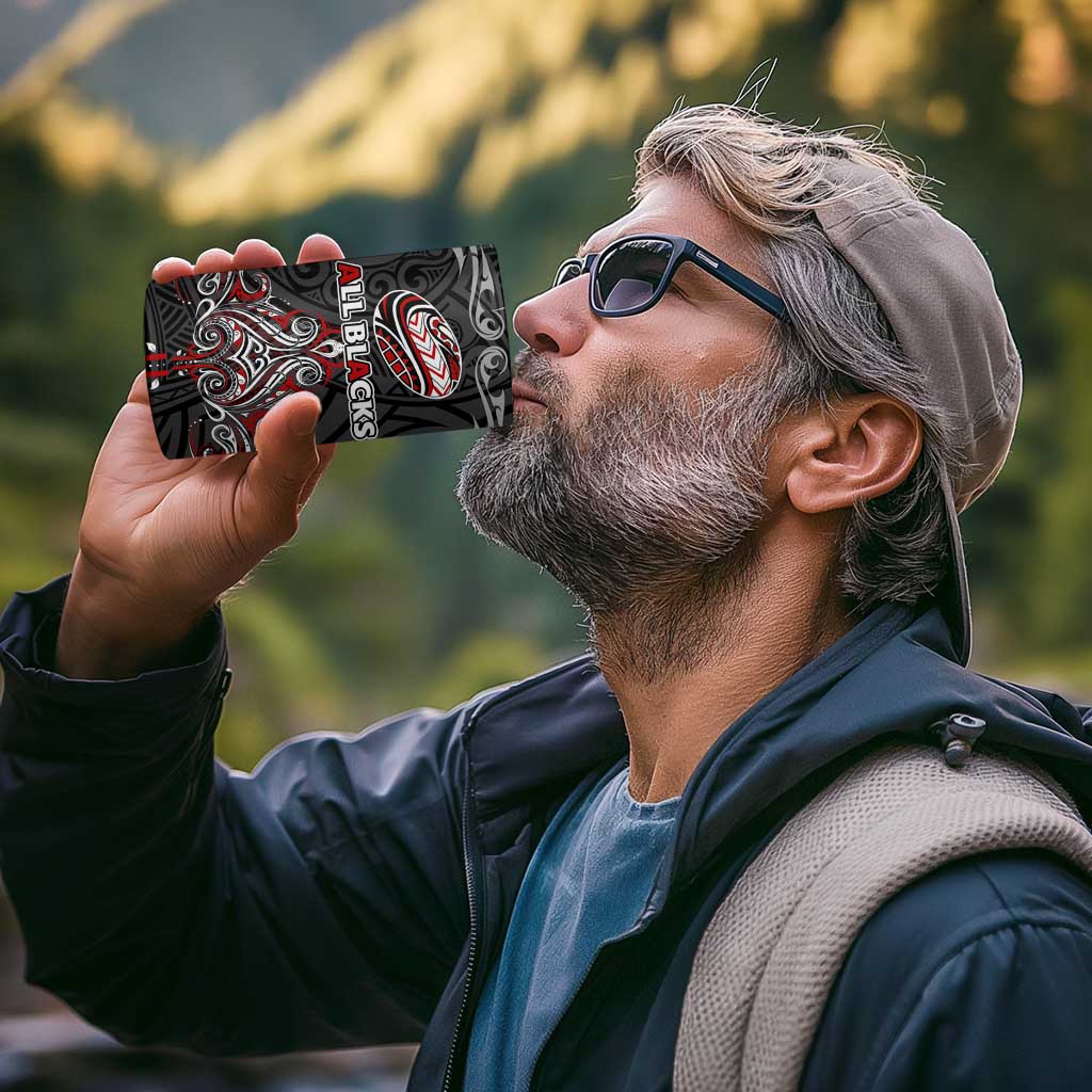 All Black NZL Rugby Champions 4 in 1 Can Cooler Tumbler Maori Warrior