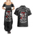 All Black NZL Rugby Champions Couples Matching Summer Maxi Dress and Hawaiian Shirt Maori Warrior