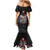 All Black NZL Rugby Champions Mermaid Dress Maori Warrior