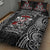 All Black NZL Rugby Champions Quilt Bed Set Maori Warrior