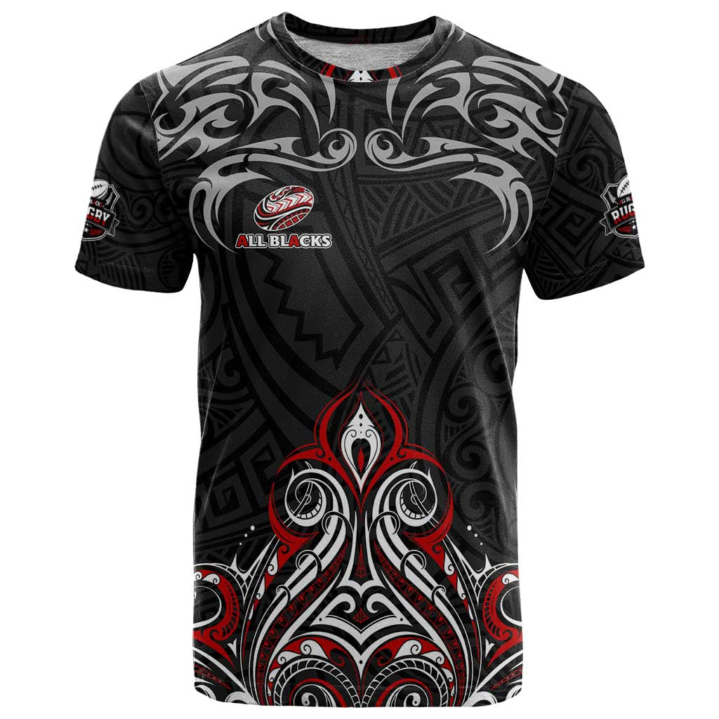 All Black NZL Rugby Champions T Shirt Maori Warrior