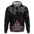 All Black NZL Rugby Champions Zip Hoodie Maori Warrior