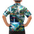 Wailua Falls Hawaii Family Matching Mermaid Dress and Hawaiian Shirt Kauai Natural Beauty