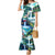 Wailua Falls Hawaii Family Matching Mermaid Dress and Hawaiian Shirt Kauai Natural Beauty
