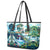 Wailua Falls Hawaii Leather Tote Bag Kauai Natural Beauty