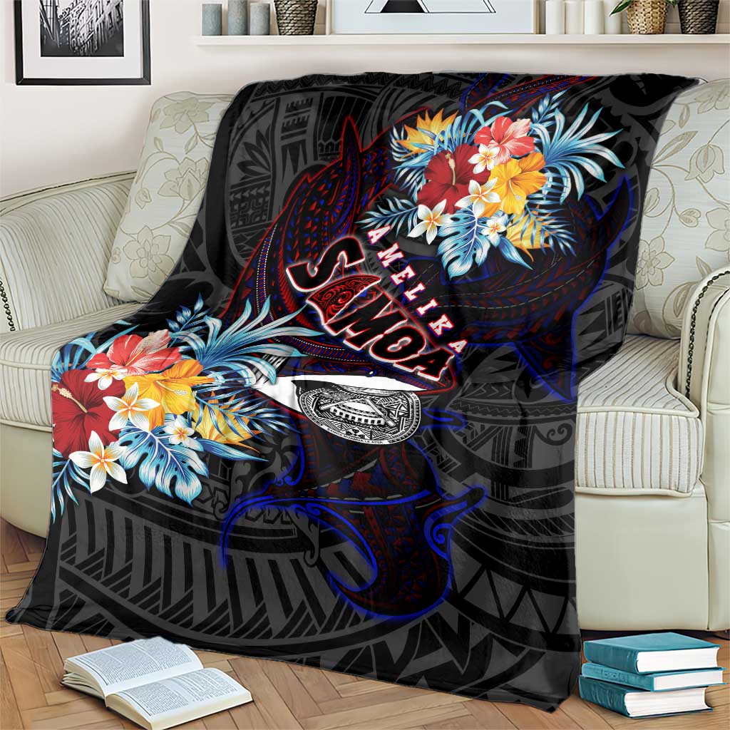Amelika Samoa Sharks Polynesia Blanket American Samoa DT02 - Polynesian Pride