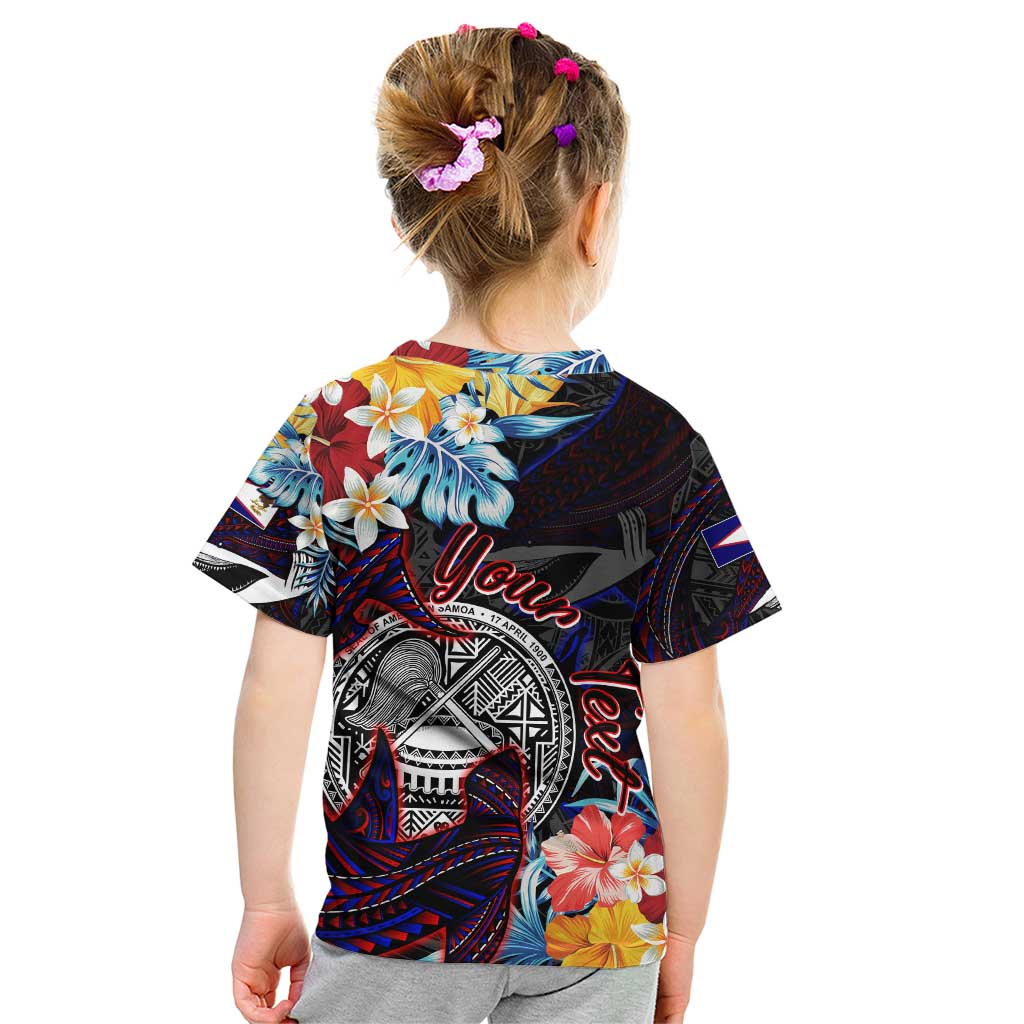 Personalized Amelika Samoa Sharks Polynesia Kid T Shirt American Samoa