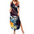 Personalized Amelika Samoa Sharks Polynesia Summer Maxi Dress American Samoa