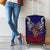 Personalized American Samoa Flag Luggage Cover Eagles Polynesian Art