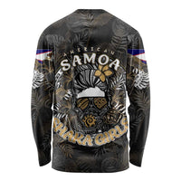 Personalized Shaka Girls America Samoa Long Sleeve Shirt Tropical Flowers Vintage