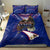 American Samoa Bedding Set Brave Eagle Flag Color