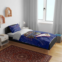 American Samoa Bedding Set Brave Eagle Flag Color DT02 - Polynesian Pride