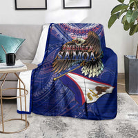 American Samoa Blanket Brave Eagle Flag Color DT02 - Polynesian Pride