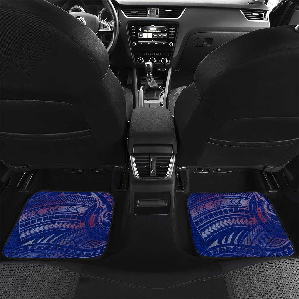 American Samoa Car Mats Brave Eagle Flag Color