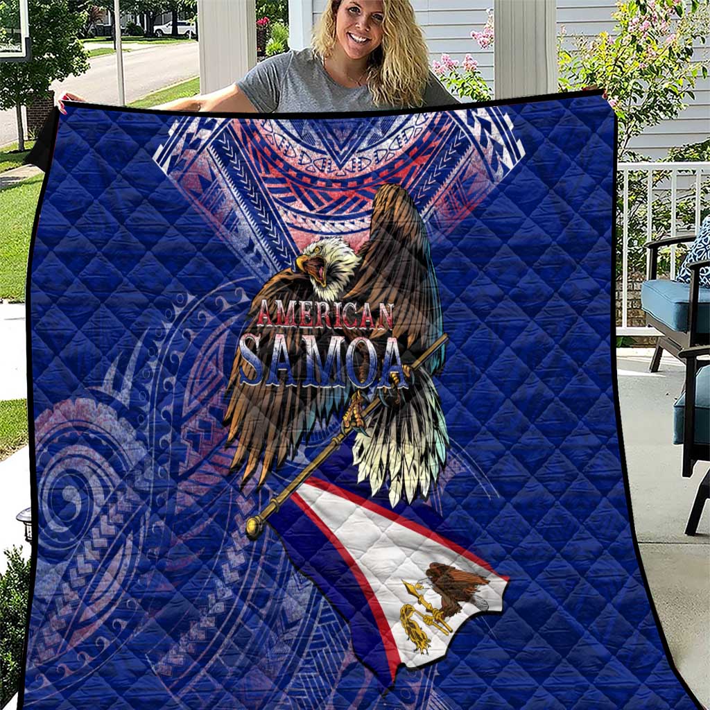 American Samoa Quilt Brave Eagle Flag Color