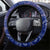 American Samoa Steering Wheel Cover Brave Eagle Flag Color