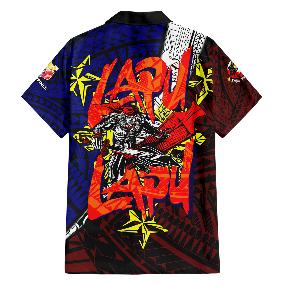 Philippines Lapu Lapu Hawaiian Shirt Chief Filipino Tattoo DT02 - Polynesian Pride