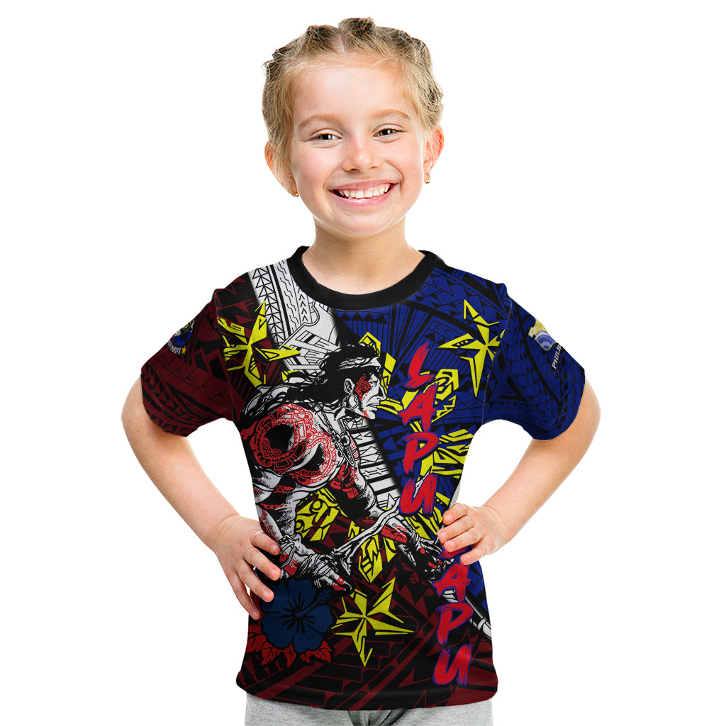 Philippines Lapu Lapu Kid T Shirt Chief Filipino Tattoo DT02 Art - Polynesian Pride
