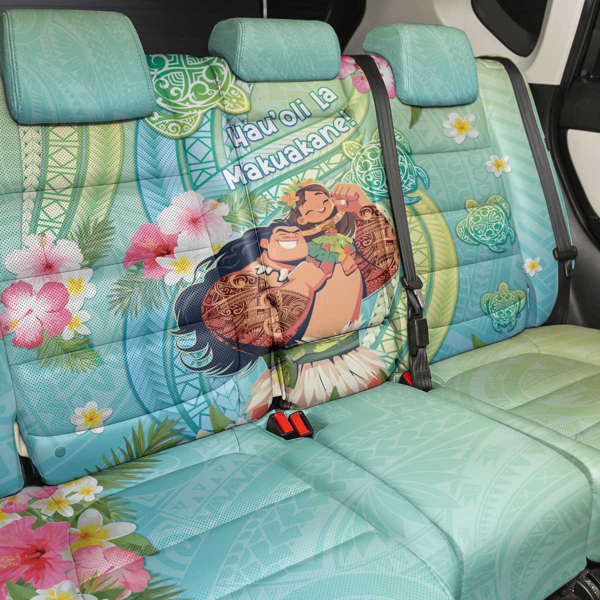 Hawaii Father's Day Back Car Seat Cover Happy Father And Child