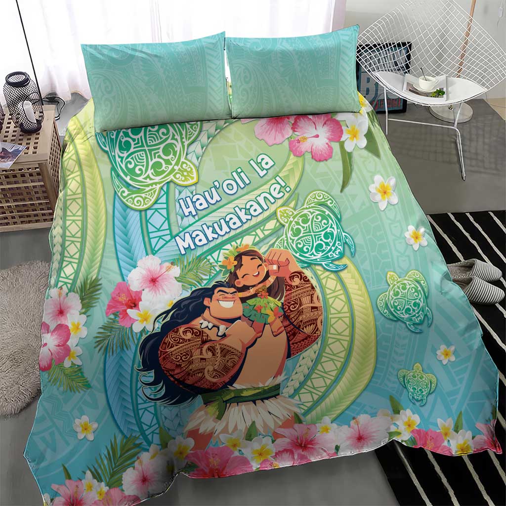 Hawaii Father's Day Bedding Set Happy Father And Child