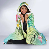 Hawaii Father's Day Hooded Blanket Happy Father And Child