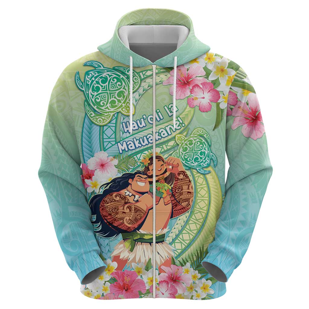 Personalised Hawaii Father's Day Hoodie Happy Father And Child