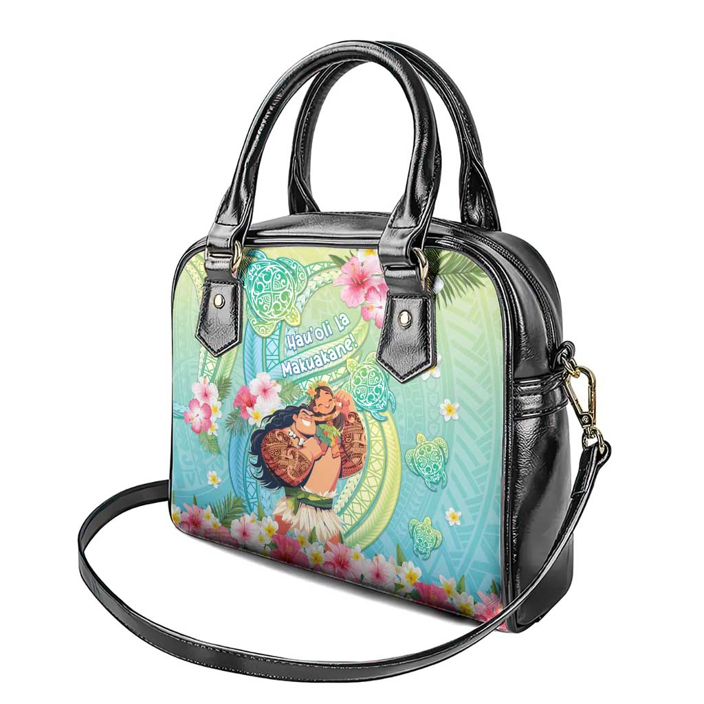 Hawaii Father's Day Shoulder Handbag Happy Father And Child