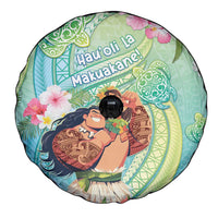 Hawaii Father's Day Spare Tire Cover Happy Father And Child