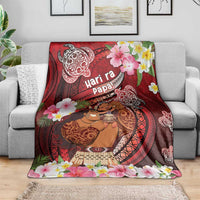 New Zealand Father's Day Blanket Happy Father And Child