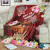 New Zealand Father's Day Blanket Happy Father And Child