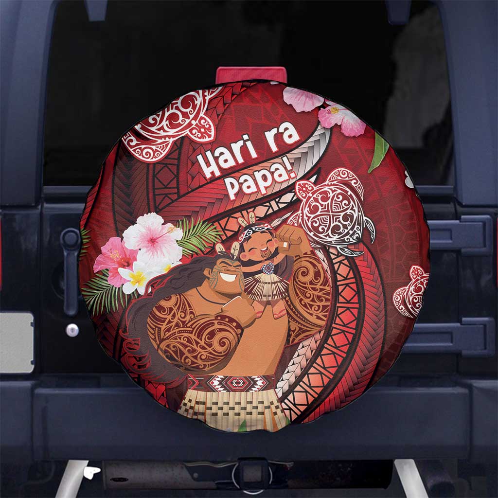 New Zealand Father's Day Spare Tire Cover Happy Father And Child