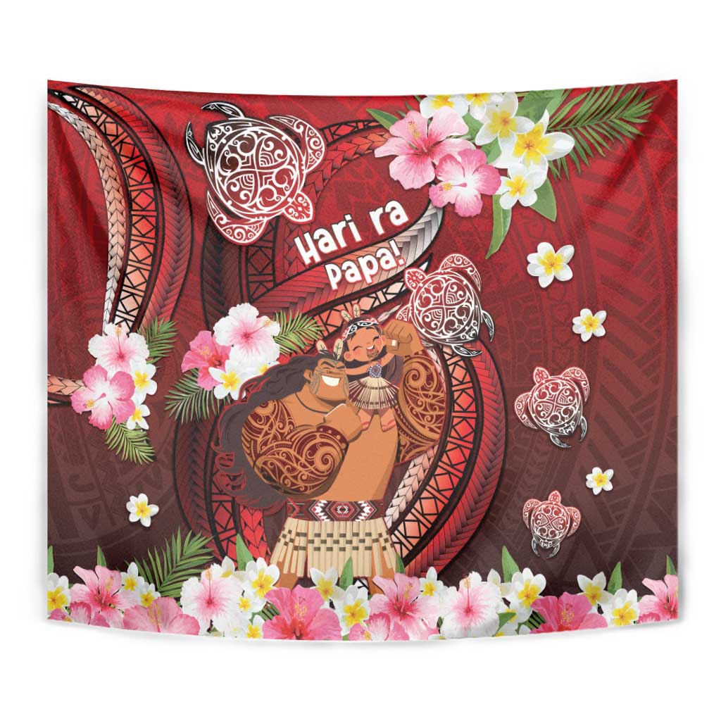New Zealand Father's Day Tapestry Happy Father And Child