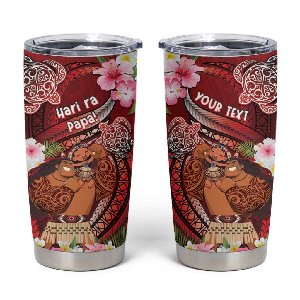 Personalised New Zealand Father's Day Tumbler Cup Happy Father And Child