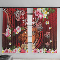 New Zealand Father's Day Window Curtain Happy Father And Child
