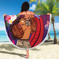 Samoa Father's Day Beach Blanket Happy Father And Child