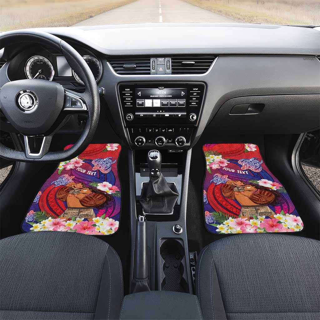 Samoa Father's Day Car Mats Happy Father And Child