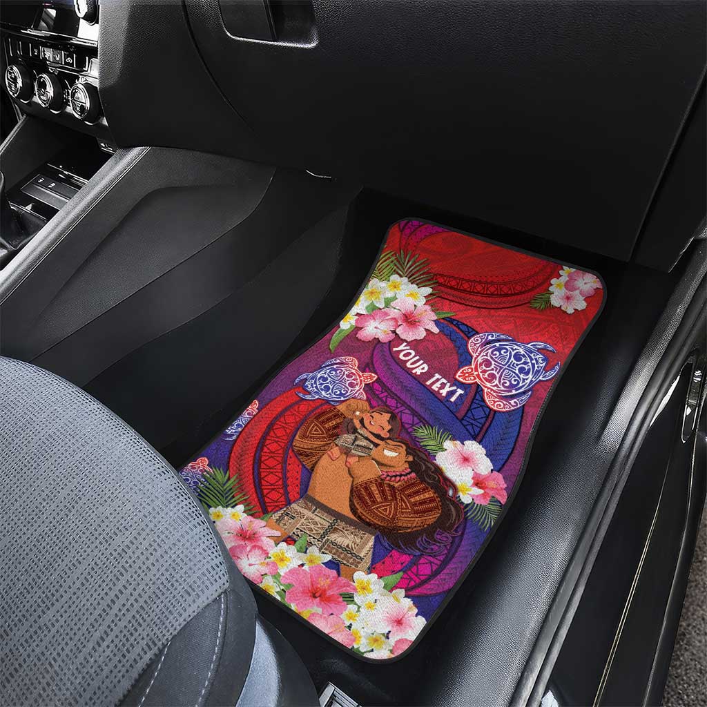 Samoa Father's Day Car Mats Happy Father And Child