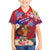 Personalised Samoa Father's Day Family Matching Off Shoulder Maxi Dress and Hawaiian Shirt Happy Father And Child