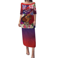 Personalised Samoa Father's Day Puletasi Happy Father And Child