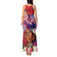 Personalised Samoa Father's Day Tank Maxi Dress Happy Father And Child