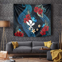 Hawaii Butterfly Tapestry Kanaka Maoli Mix Hibiscus