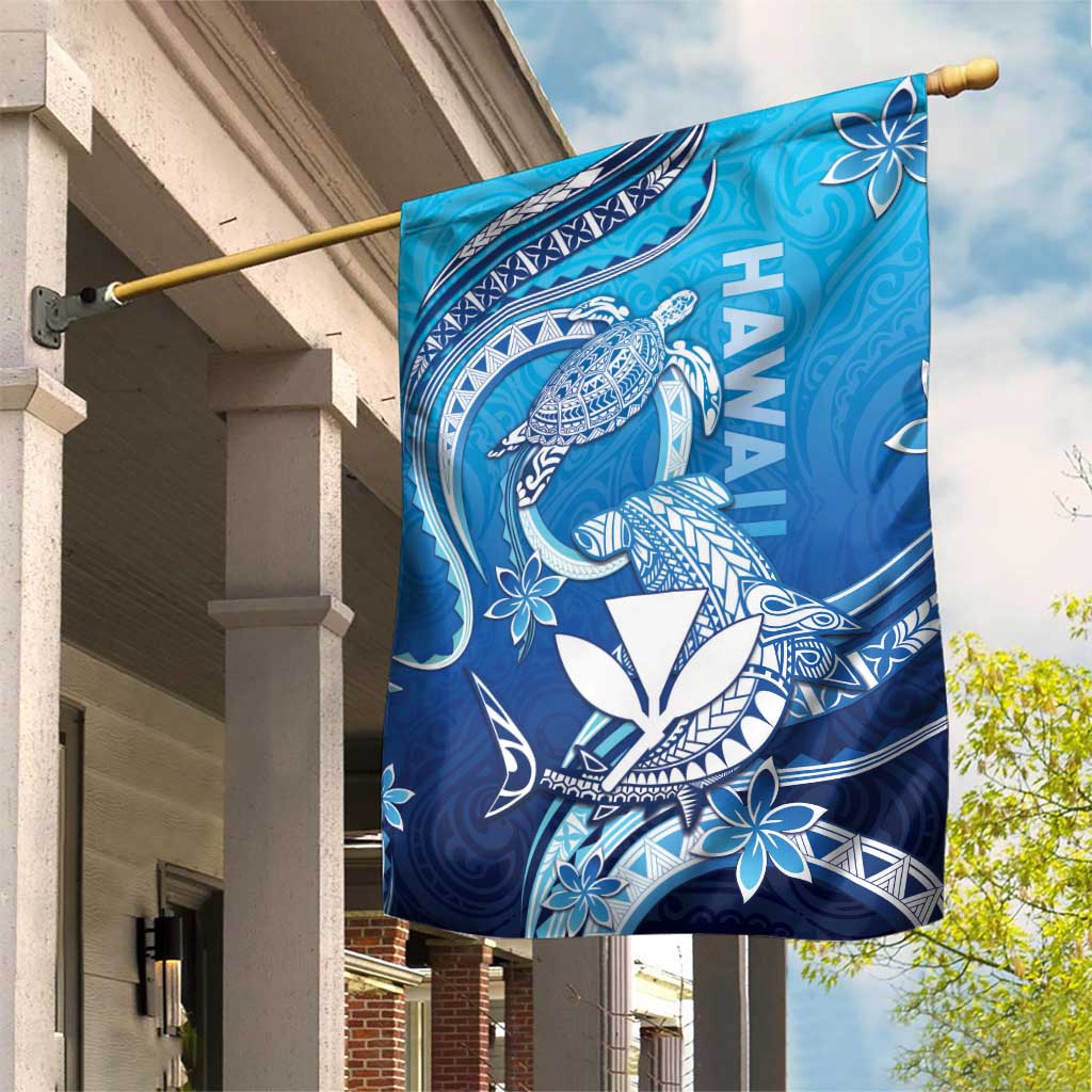 Hawaii Garden Flag Turtle With Hammerhead Shark Oceanic
