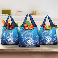 Hawaii Grocery Bag Turtle With Hammerhead Shark Oceanic