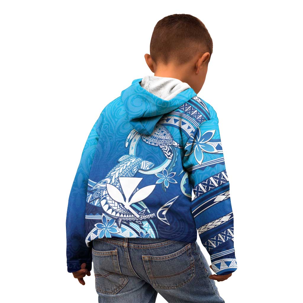 Hawaii Kid Hoodie Turtle With Hammerhead Shark Oceanic