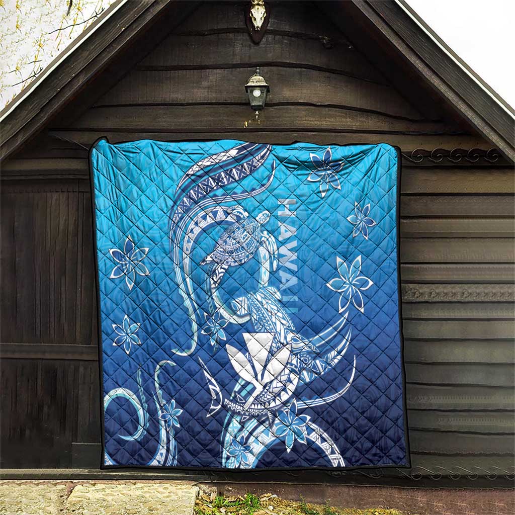 Hawaii Quilt Turtle With Hammerhead Shark Oceanic