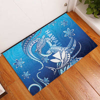 Hawaii Rubber Doormat Turtle With Hammerhead Shark Oceanic