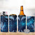 New Zealand Matariki 4 in 1 Can Cooler Tumbler Maori Koru Mix Silver Fern