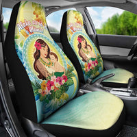Hawaii Mother's Day Car Seat Cover I Love You Mom