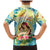Personalised Hawaii Mother's Day Family Matching Mermaid Dress and Hawaiian Shirt I Love You Mom