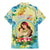 Personalised Hawaii Mother's Day Family Matching Mermaid Dress and Hawaiian Shirt I Love You Mom